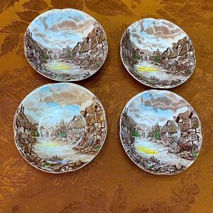 Olde English Countryside By Johnson Brothers 4 small fruit bowls